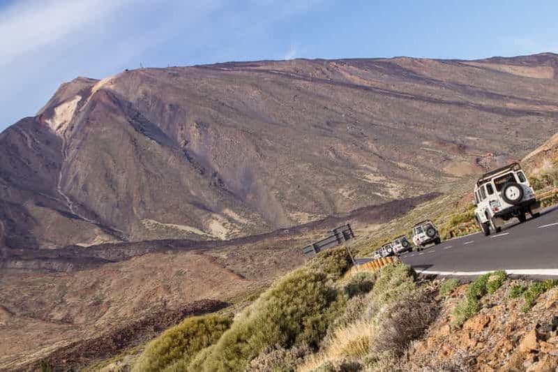 Depuis Playa de las América : visite d'une demi-journée en Jeep Safari
