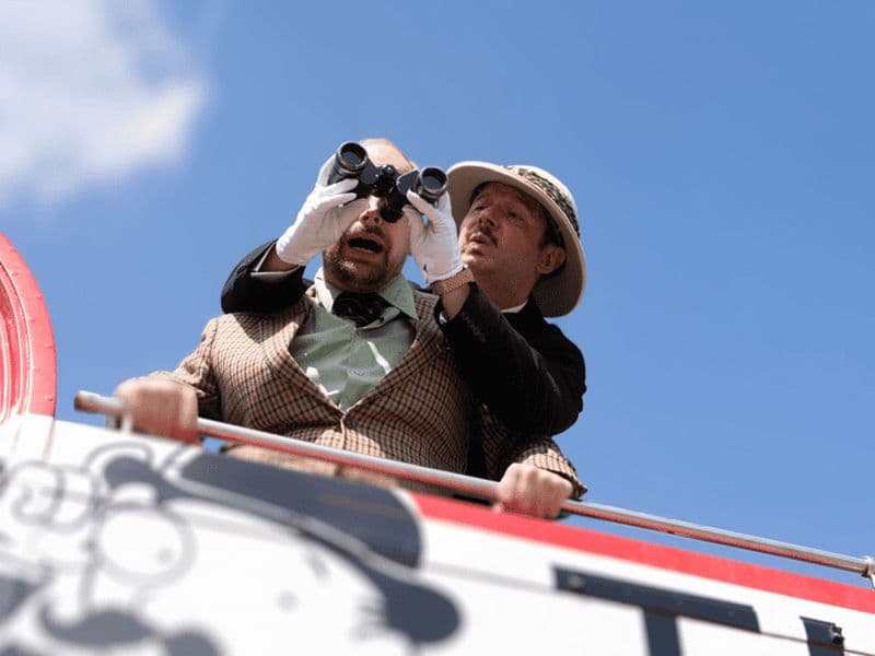 London Vintage Bus Tour : Spectacle comique en direct