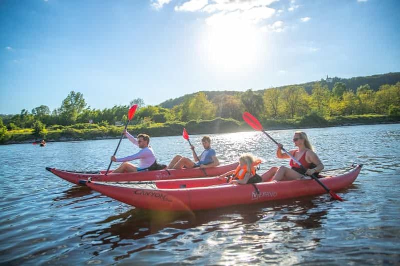 Billet Prague : Location de kayak double sur la rivière Vltava