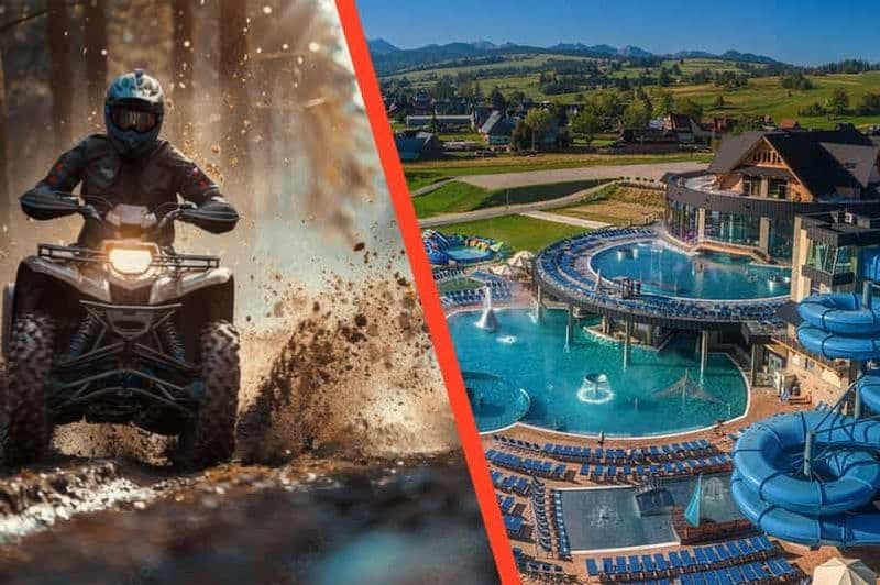 Zakopane : Randonnée en quad avec piscines thermales et transfert à l'hôtel