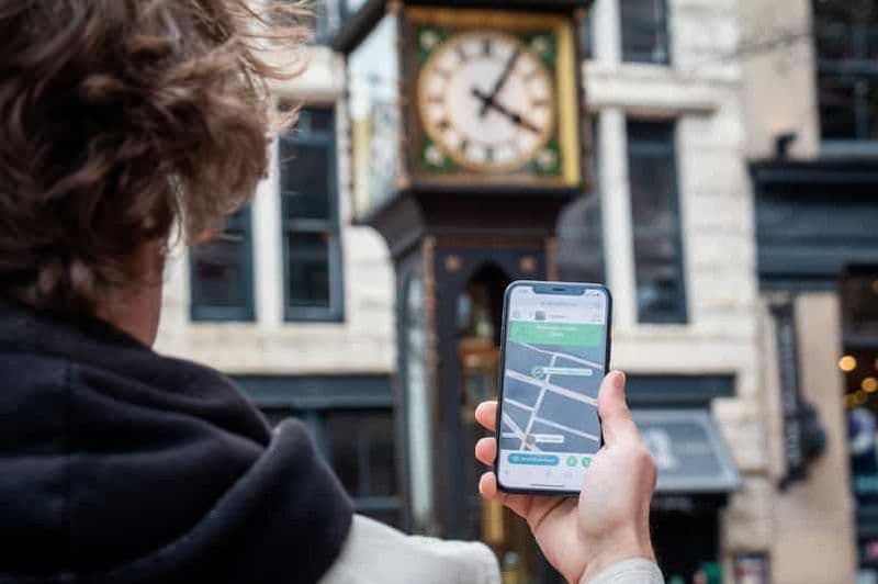 Vancouver : Visite à pied autoguidée de Gastown à l'aide d'un téléphone intelligent