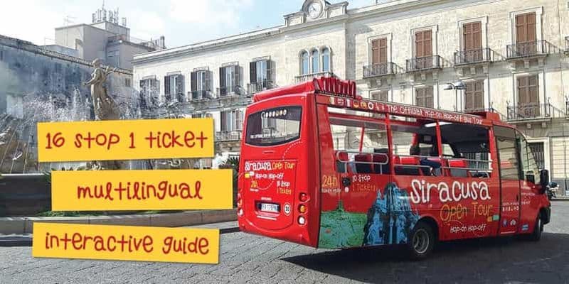 Billet Syracuse : Open Tour, bus Hop On Hop Off