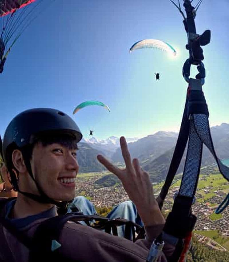 Vol en parapente en tandem à Interlaken