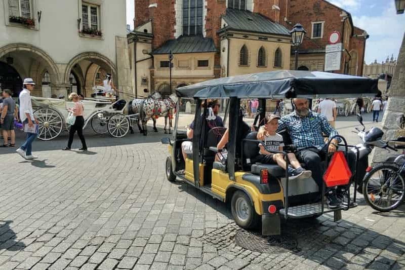 Cracovie : Visite touristique de la vieille ville en voiturette de golf électrique