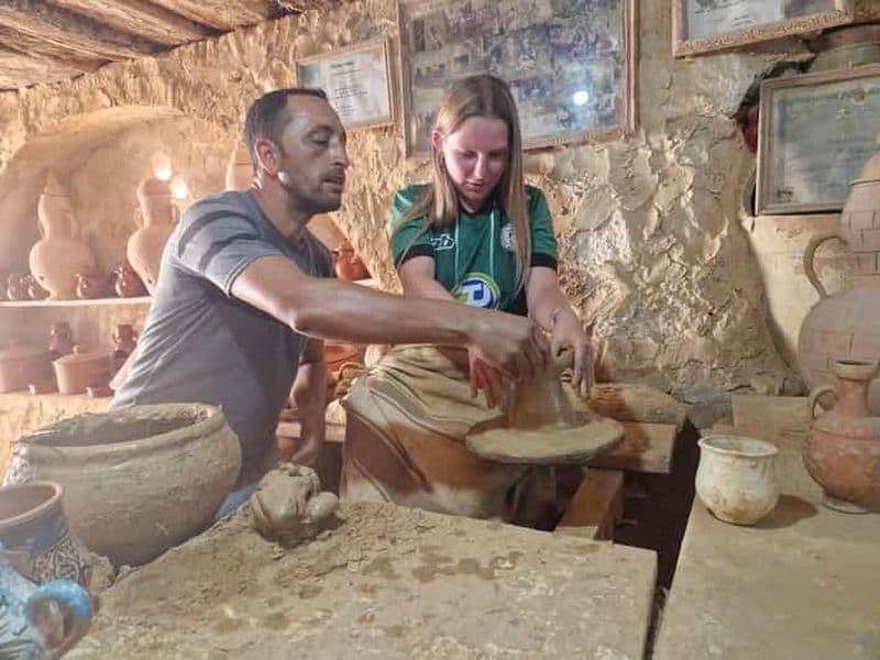 Immersion culturelle Djerba- initiation à la poterie, musée, sunset berbère