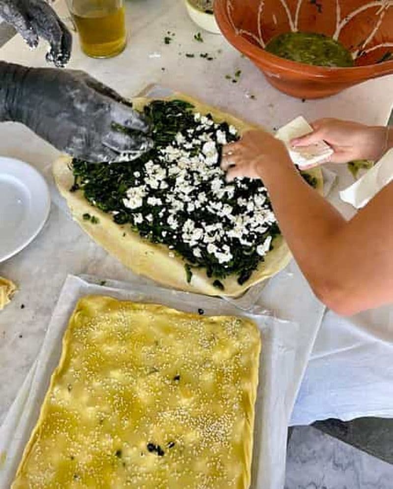 Paros : cours de cuisine grecque avec repas complet