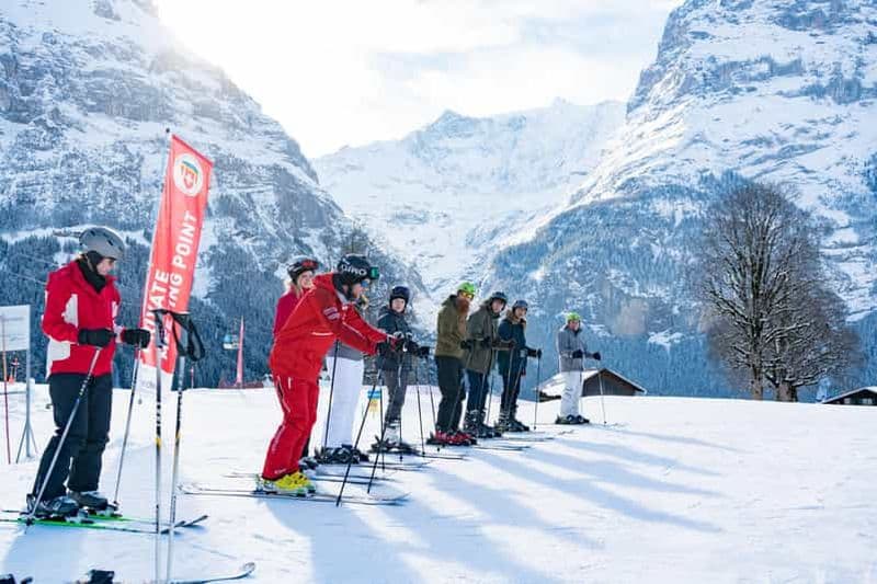 Billet Au départ d'Interlaken : Après-midi de ski pour débutants