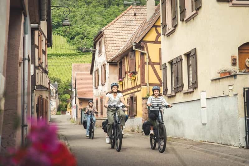 Randonnée à vélo sur la route des vins d'Alsace