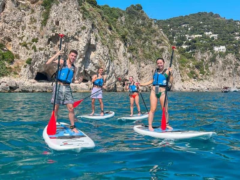 Capri : excursion en paddle vers les grottes et les plages avec photos