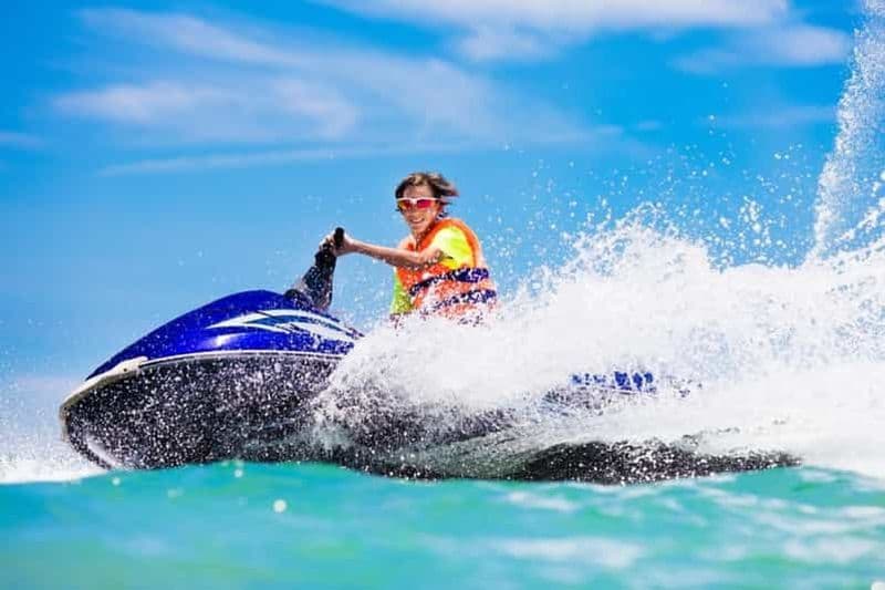 Bali : Jet ski Watersport Nusa Dua beach, transport inclus