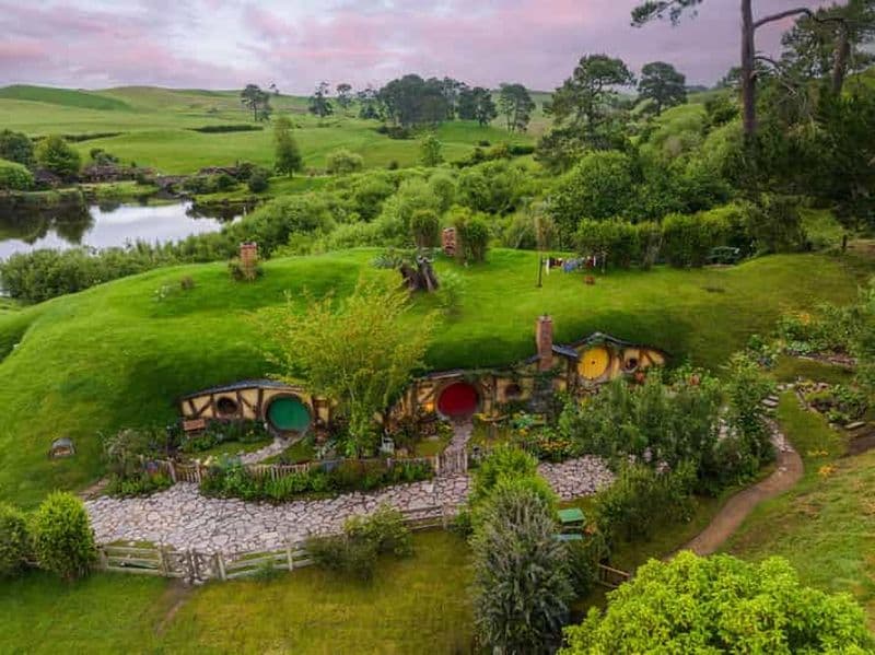 Auckland : visite en petit groupe du plateau de tournage de Hobbiton et de Te Puia