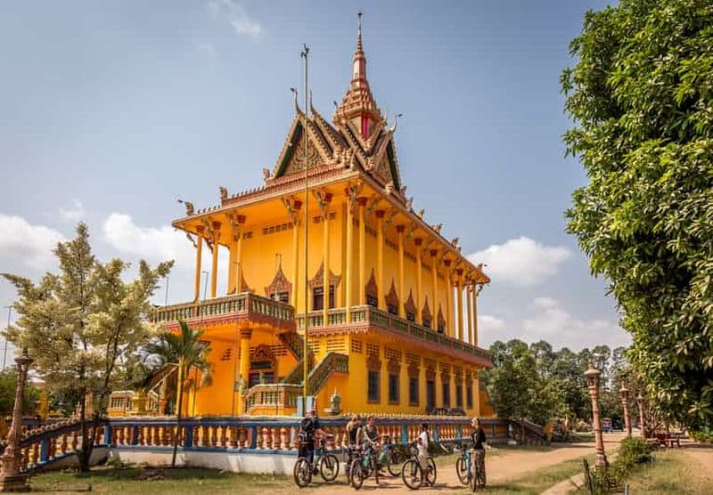 Phnom Penh : visite guidée à vélo des îles du Mékong et des îles de la Soie