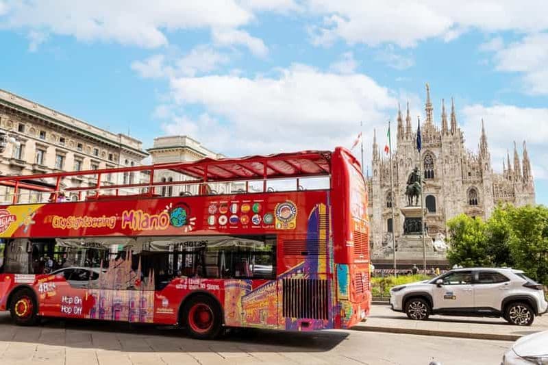 Billet Milan : City Sightseeing Bus à arrêts multiples avec audioguide