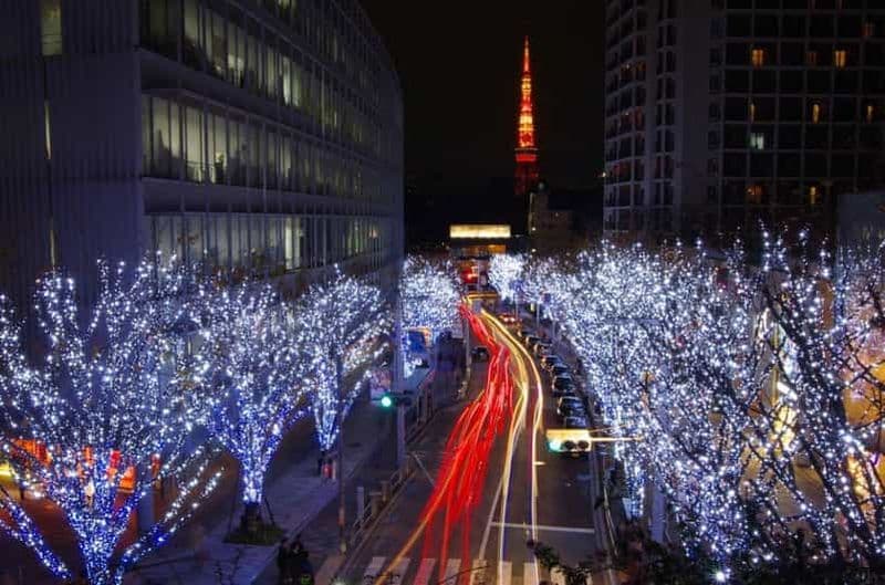 Tokyo : Visite des lumières de Noël de Roppongi Hills et Midtown