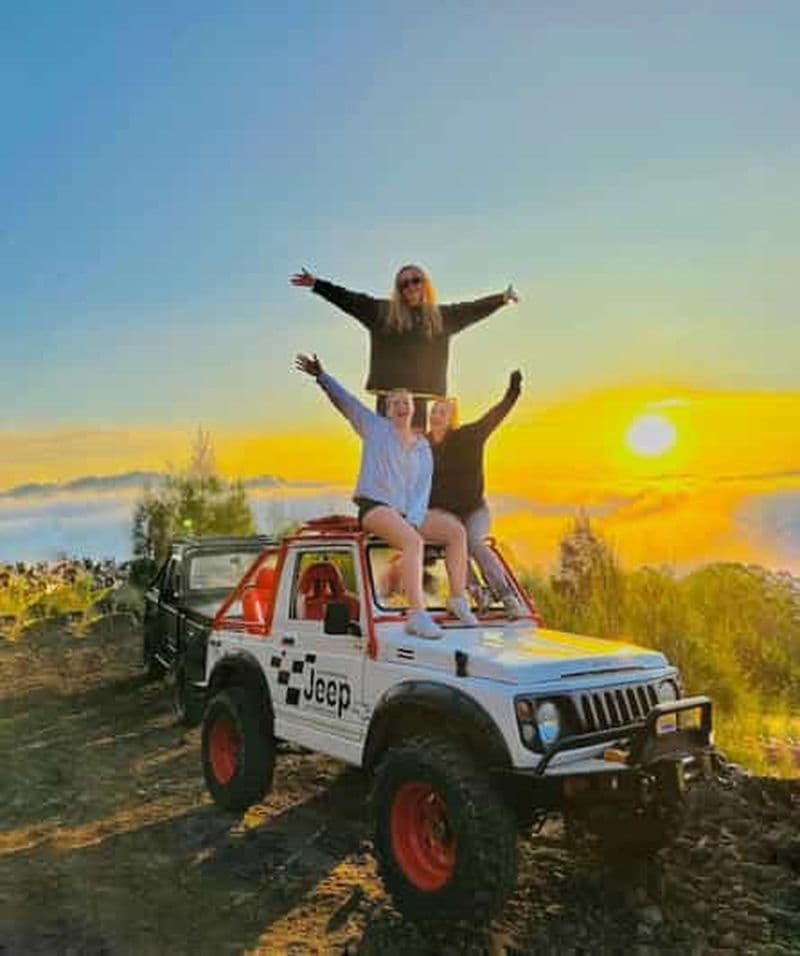 Billet Mont Batur : Jeep au lever du soleil avec options de visite à Ubud