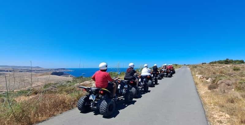 Nord de Malte : Excursion en quad avec paysages terrestres, maritimes et aquatiques