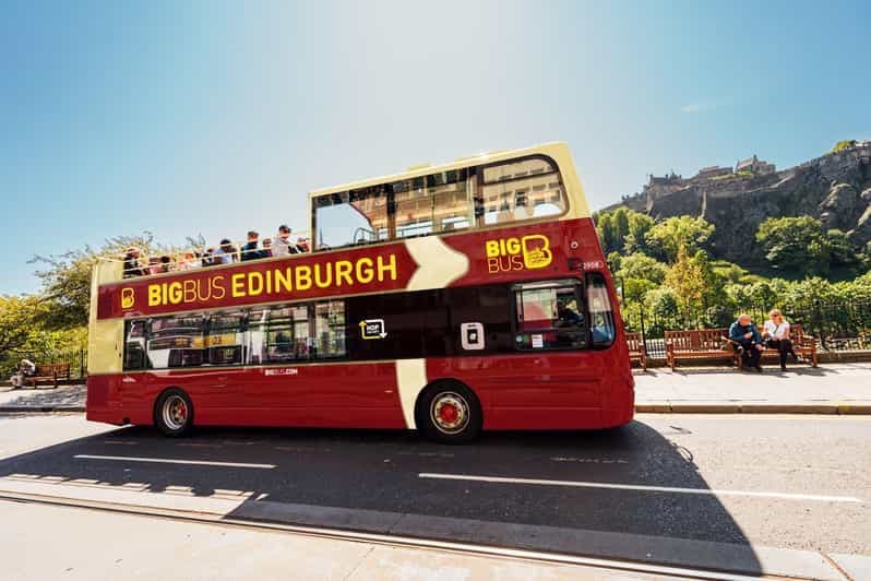 Édimbourg : visite en bus à arrêts multiples avec bus à toit ouvert
