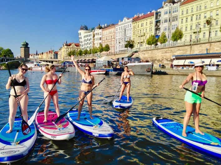 Billet Prague : 2 heures de paddle board dans le centre ville