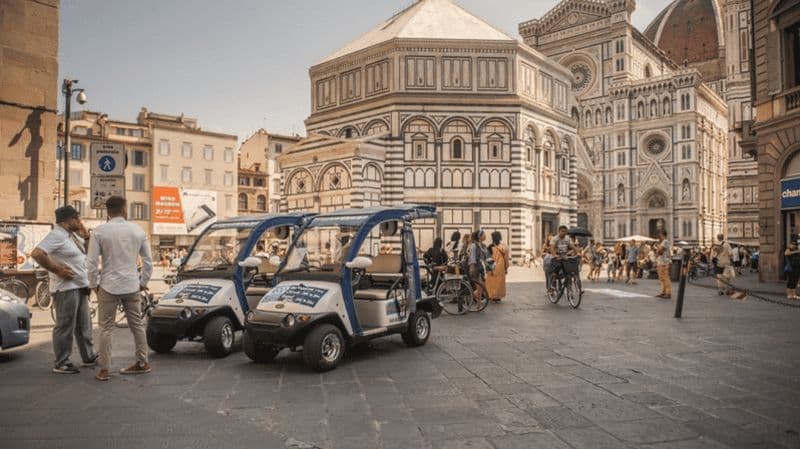 Florence : Excursion en voiturette de golf dans la vieille ville