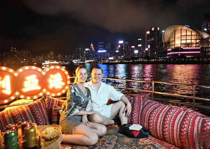 Hong Kong : croisière dans le port Victoria avec visite guidée et photos