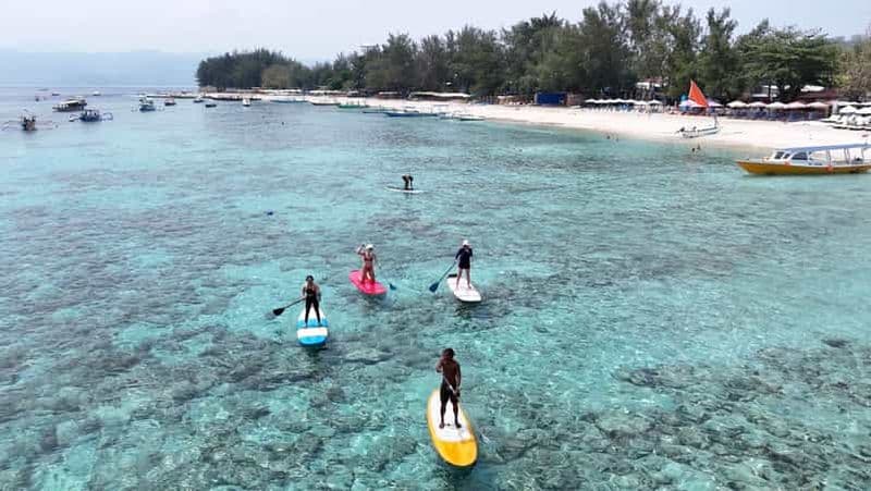 L'île de Gili : Demi-journée de kayak ou de SUP avec prise de photos par drone