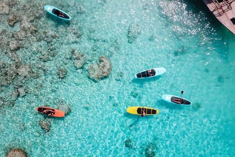 Billet Gili Trawangan : Stand-up paddle avec photo prise par drone et guide