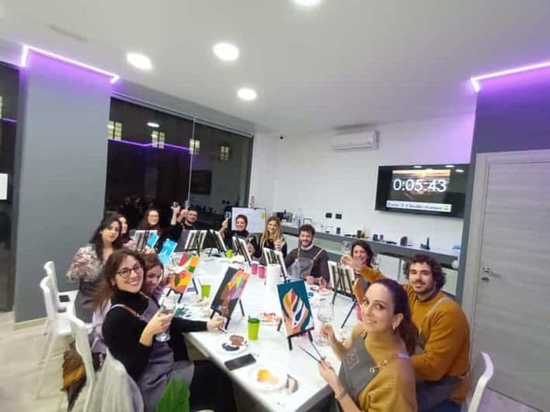 Palermo : Paint and Sip - Créez une peinture et dégustez du bon vin