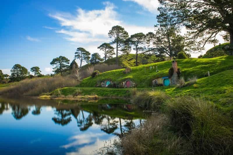 Au départ d'Auckland : Excursion d'une journée complète en petit groupe sur le plateau de tournage de Hobbiton