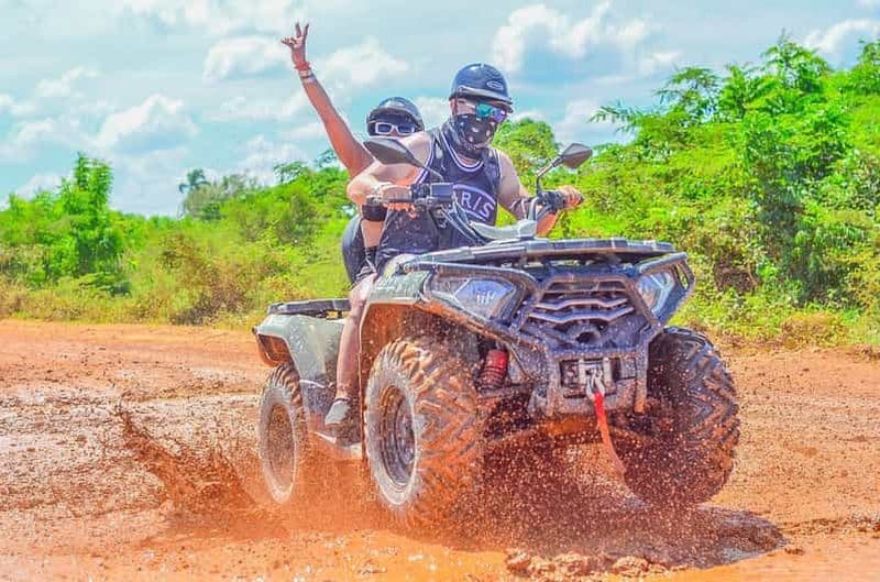 Punta Cana : Plage de Macao et aventure en quad dans la grotte de Taino