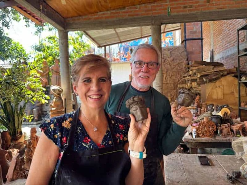 Visite des chefs-d'œuvre de Oaxaca : Poterie, Alebrijes et argile noire