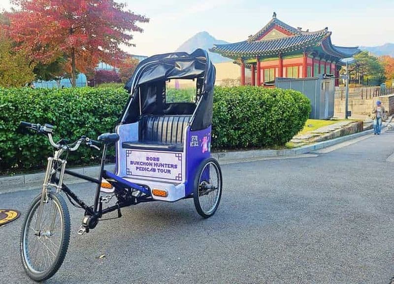 Séoul : visite de Bukchon en vélo-taxi avec collation et bon