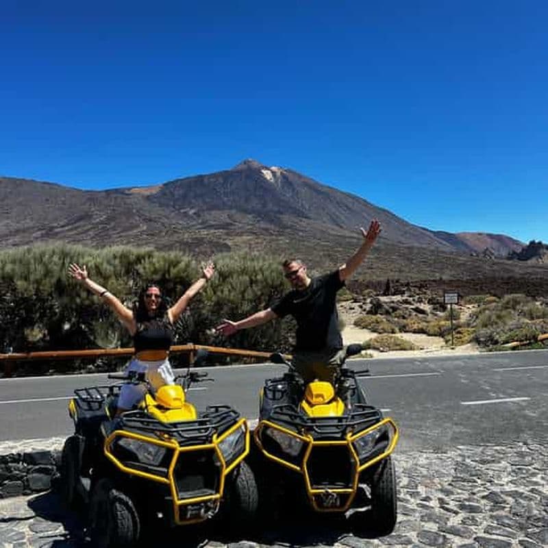 Billet Tenerife : Excursion en quad sur le Teide (jour/coucher du soleil) avec boisson