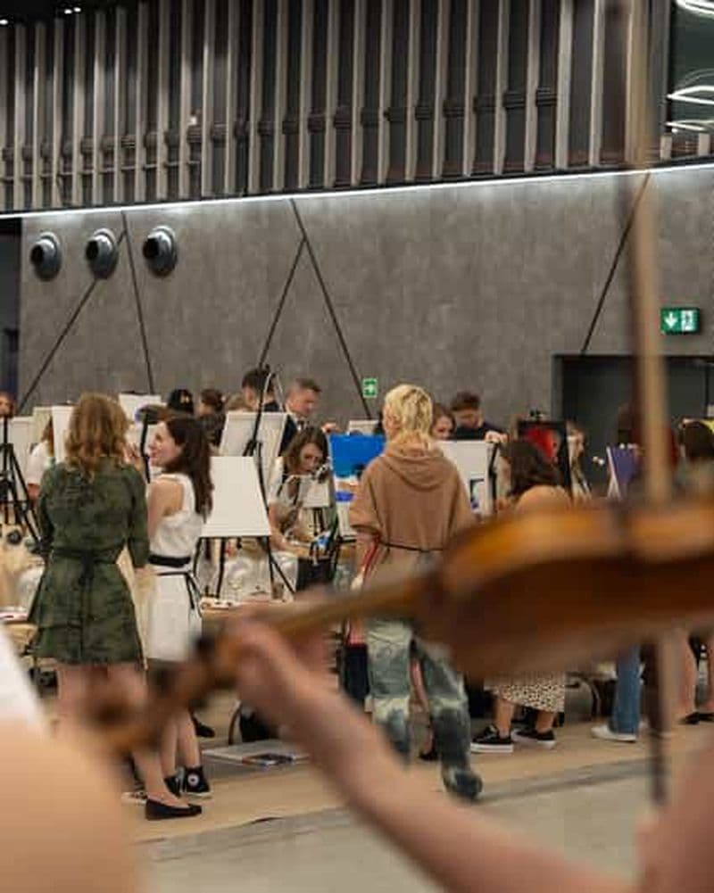 Peinture et vin avec concert à Gdańsk
