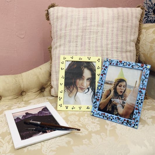 Billet Peinture acrylique avec cadre