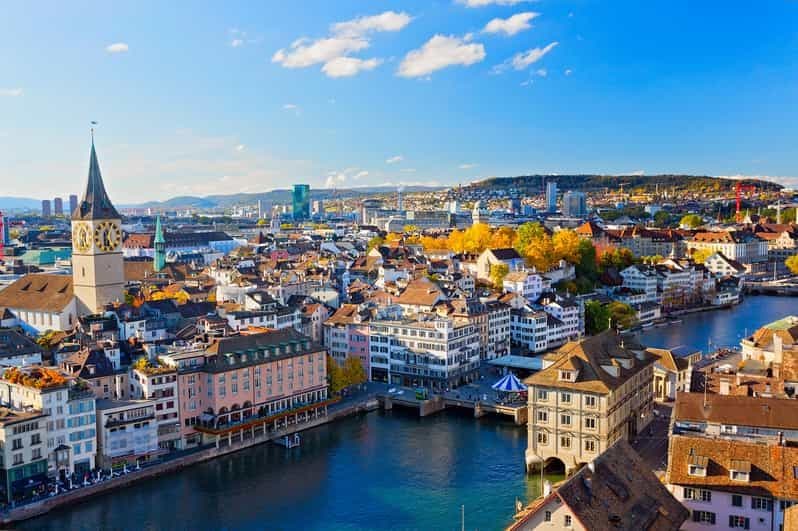 Billet Zurich : visite touristique en bus à toit ouvert avec croisière en option