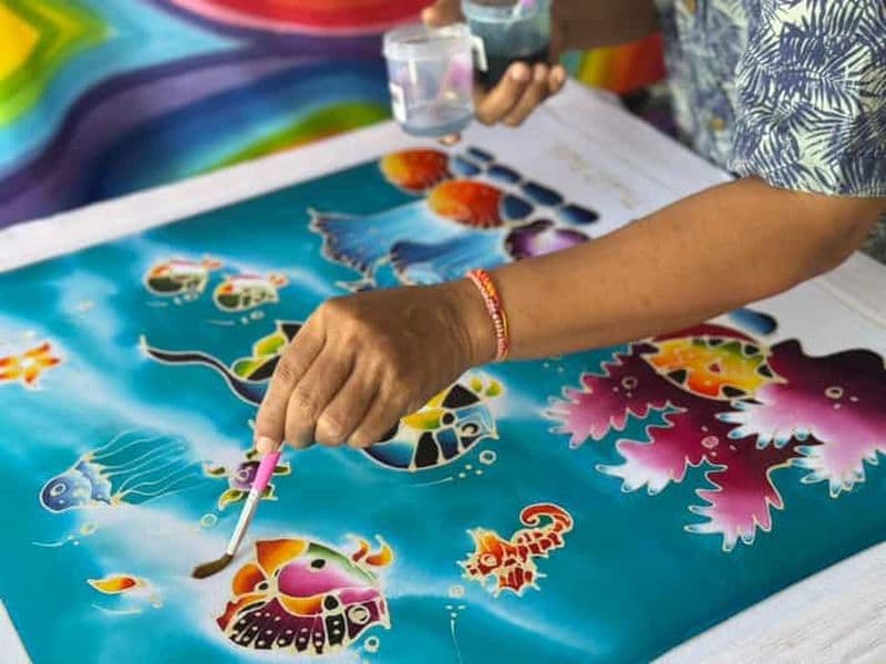 Billet Phuket : Atelier de fabrication et de peinture de batik