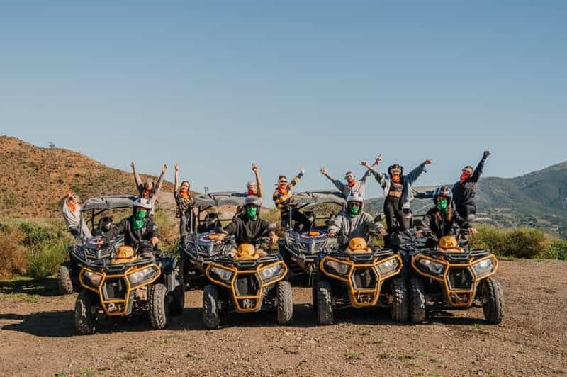 Malaga : excursion de 2 heures en quad 2 places à Mijas
