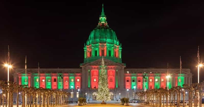 Billet San Francisco : Visite des lumières de Noël avec chocolat chaud gratuit
