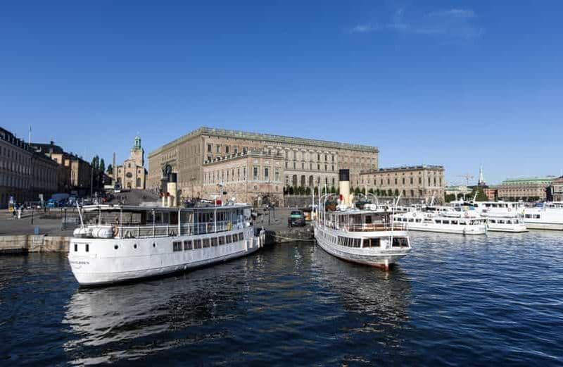 Stockholm : Visite à pied de la vieille ville avec musée Vasa et tour en bateau