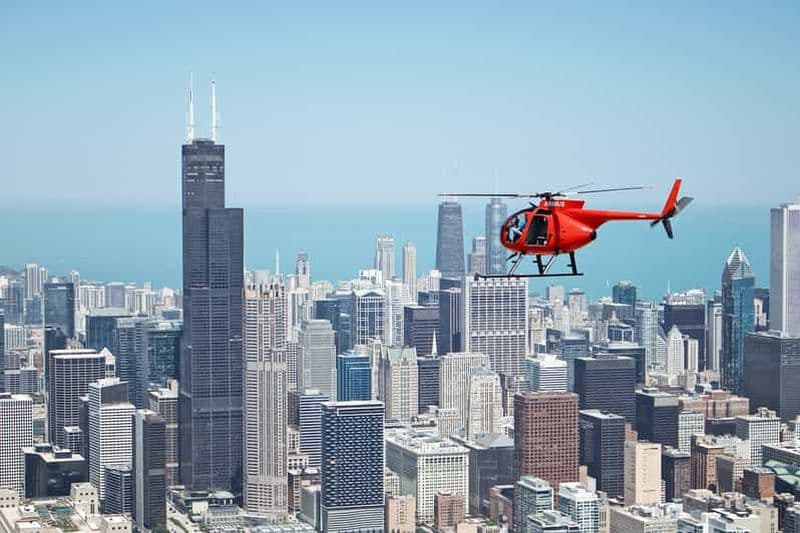Chicago : Vol privé en hélicoptère de 45 minutes pour 1 à 3 personnes