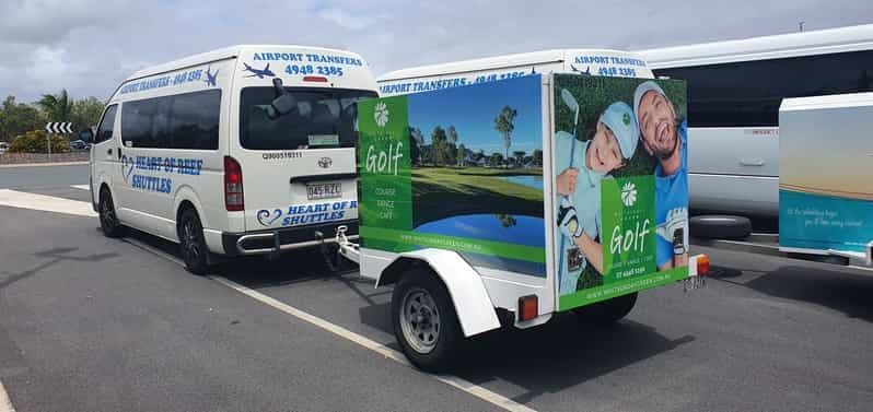 Whitsundays : transfert aéroport depuis/vers l'aéroport d'Airlie Beach