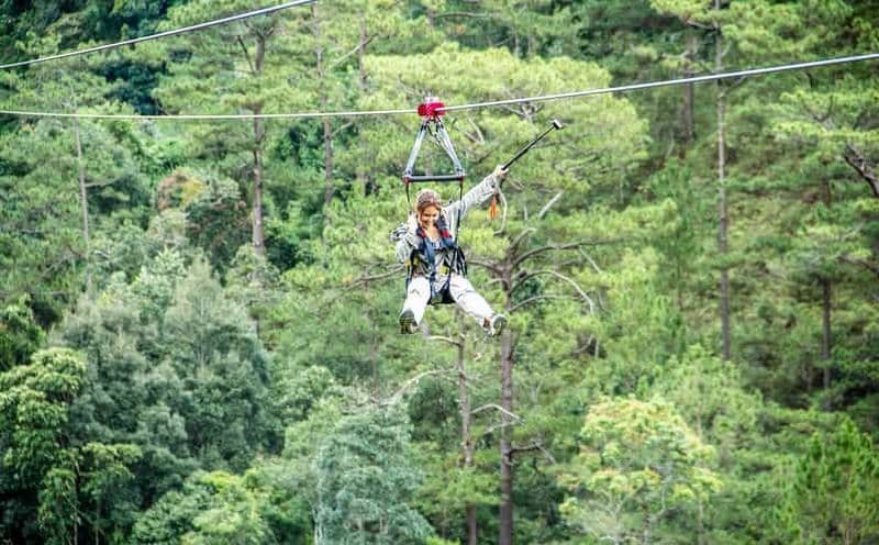ZIPLINE extrême 1500M & CANYONING dans le DA LAT