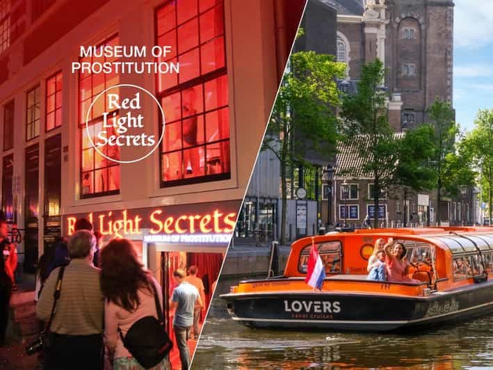 Amsterdam : Musée Red Light Secrets et croisière d'une heure sur les canaux