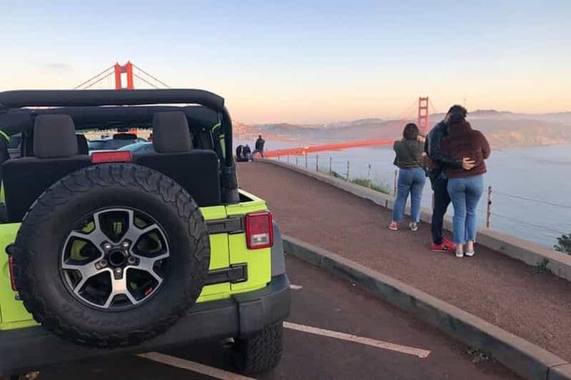 San Francisco : Circuit privé de 2 heures en Jeep de nuit