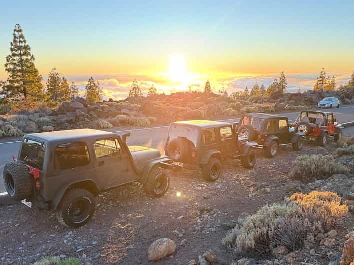 Billet Tenerife : excursion en Jeep Wrangler au Teide, journée et coucher de soleil