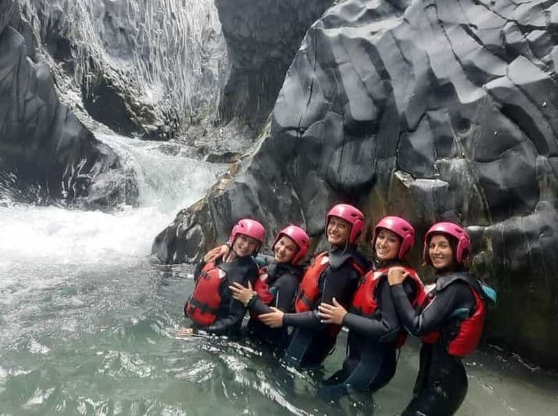 Motta Camastra : Canyoning dans les gorges de l'Alcantara