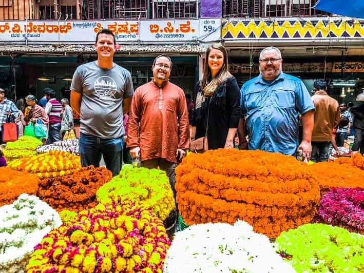 Bangalore : Visite à pied du fort, des palais et du marché