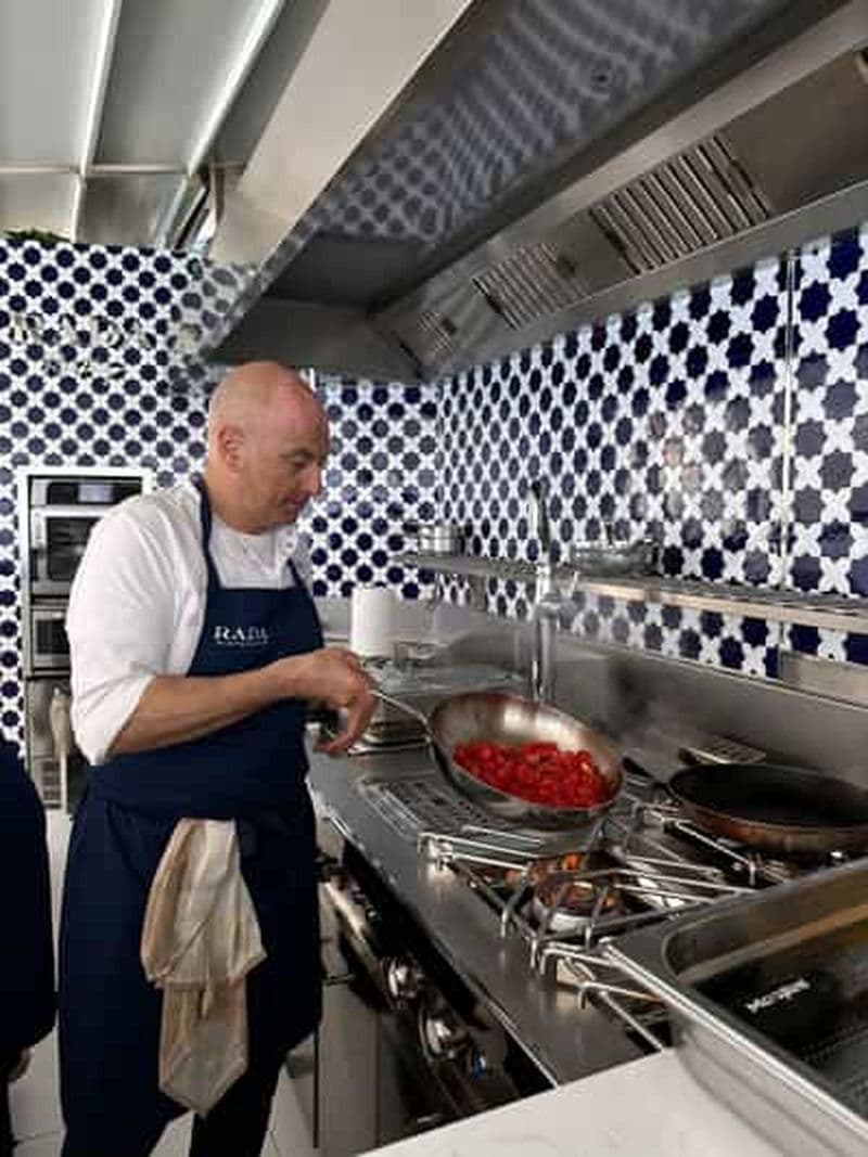 Positano : Cours de cuisine sur le toit du restaurant Rada