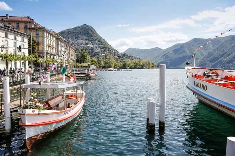 Au départ de Milan : Côme, Bellagio, Lugano : excursion d'une journée et croisière sur le lac