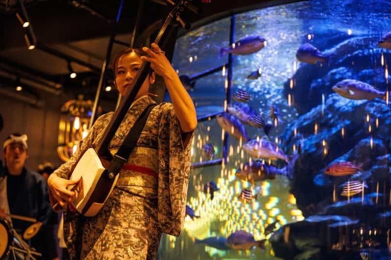 Billet Tokyo : dîner japonais avec spectacle de plongée Ama